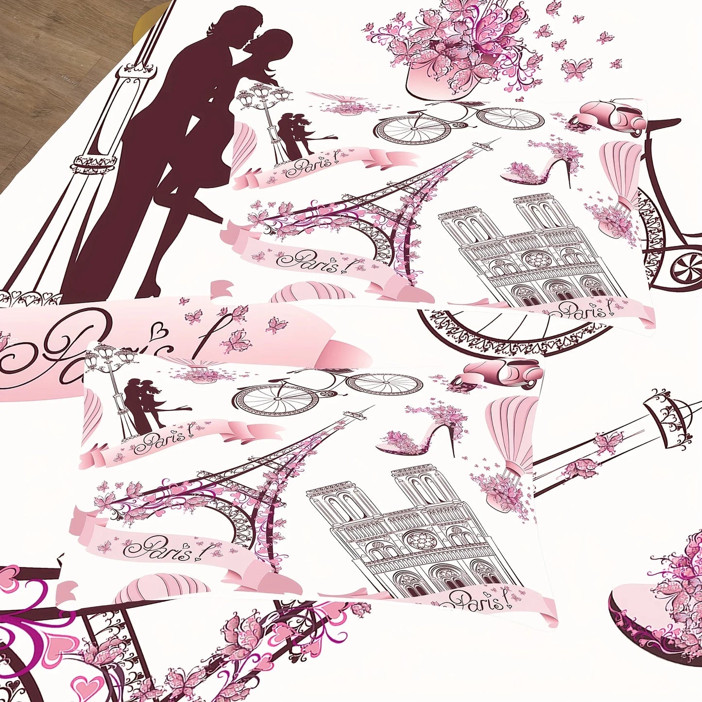 Ensemble de lit Romantic Eiffel Tower Bedding Set