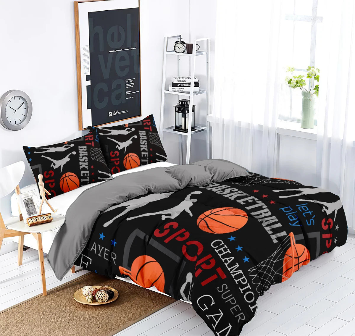 Ensemble de literie Basketball Black