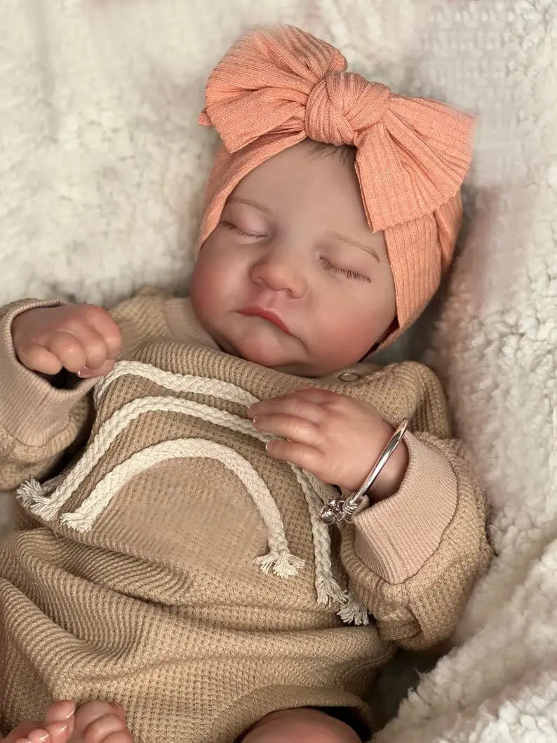 Poupée Reborn doll girl 50 cm soft/newborn Alie