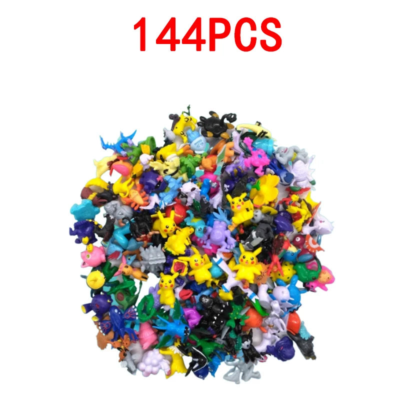 Figurines Pokémon Non répétitive 24-144Pcs