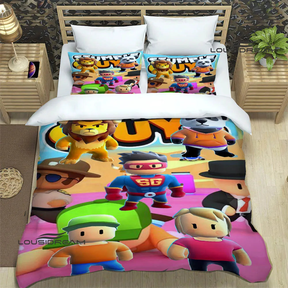 Ensemble de literie 3D Cartoon Stuble-Guys