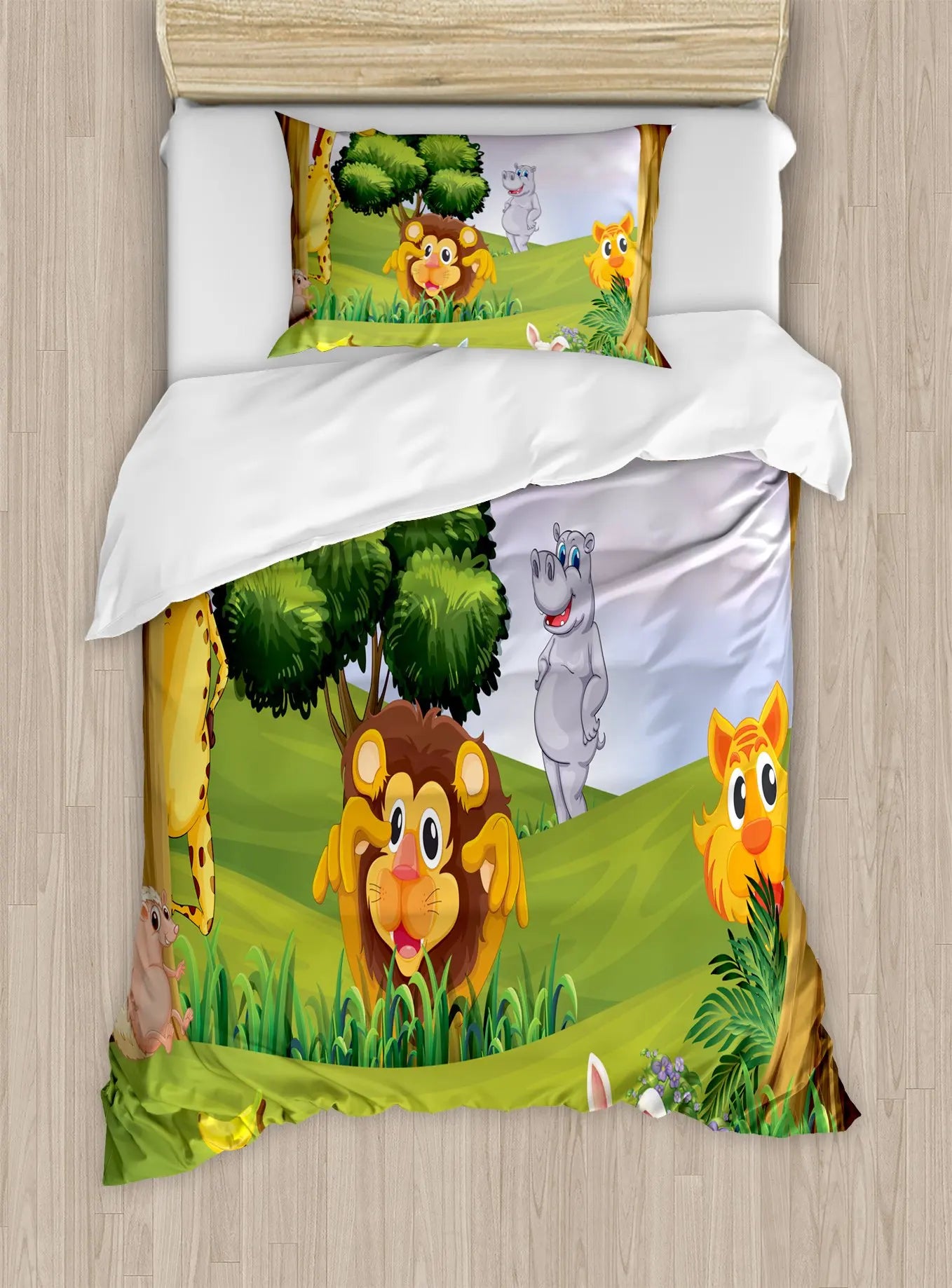 Ensemble de literie Animaux Jungle