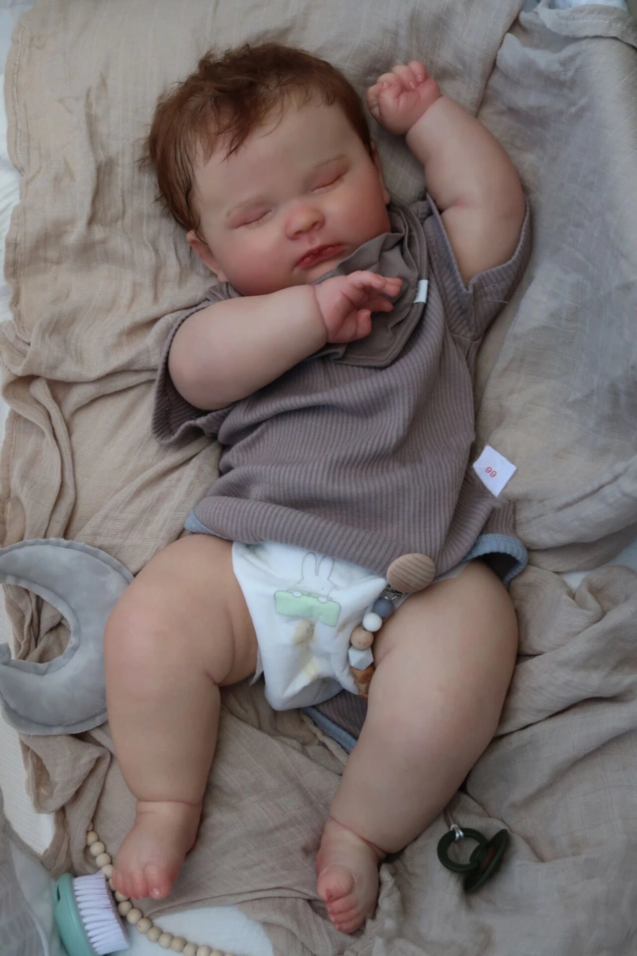 Poupée Reborn Doll 60CM Sleeping boy Jack