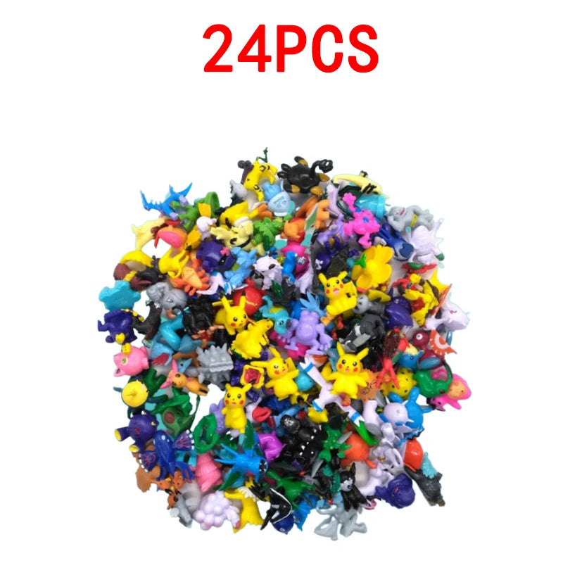Figurines Pokémon Non répétitive 24-144Pcs