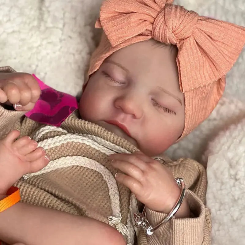 Poupée Reborn doll girl 50 cm soft/newborn Alie