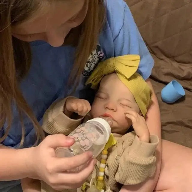 Poupée Reborn doll girl 50 cm soft/newborn Alie