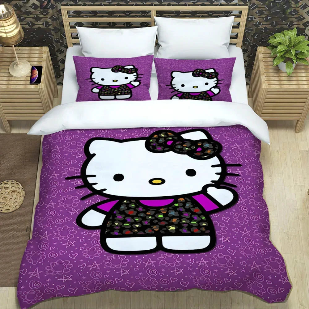 Ensemble de literie Hello Kitt