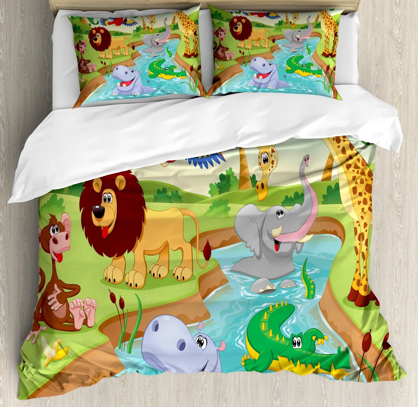 Ensemble de literie Animaux Jungle