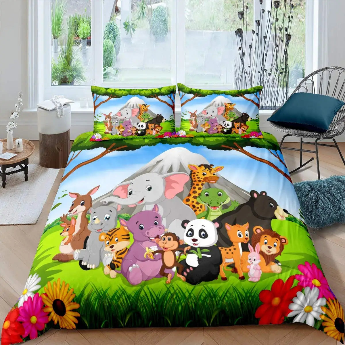 Ensemble de literie Animaux Jungle