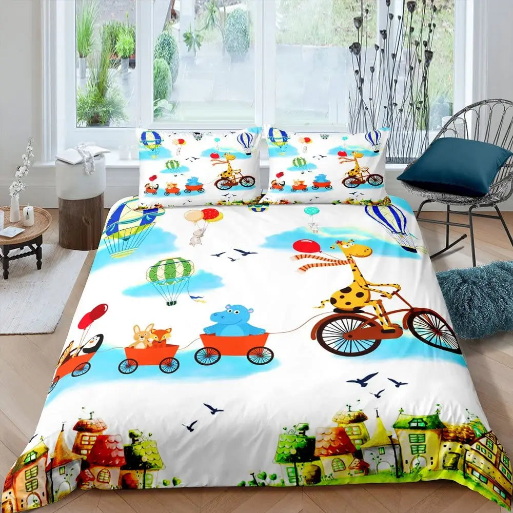 Jungle Animals Bedding Set
