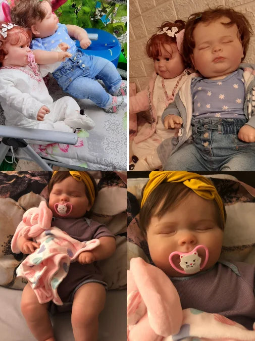 Poupée Reborn Doll 60CM Sleeping boy Jack