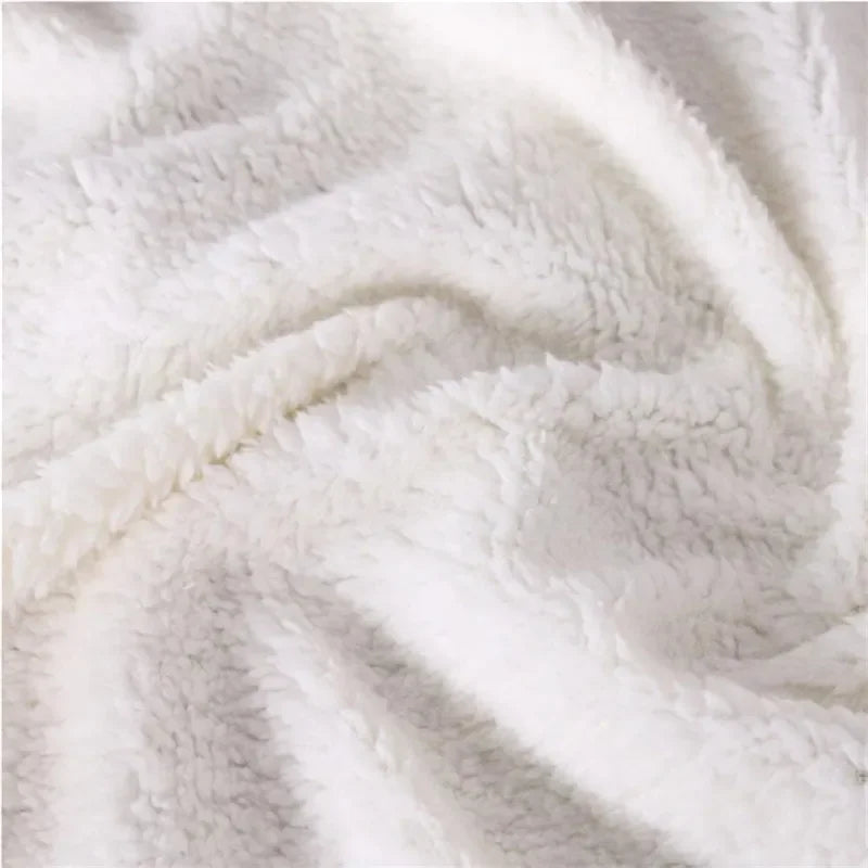 Couverture Flanelle Her/His Side Sherpas Velvet Throw Blanket