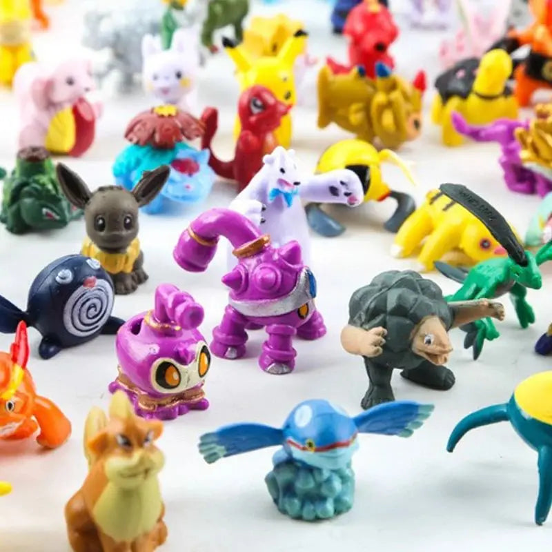 Figurines Pokémon Non répétitive 24-144Pcs