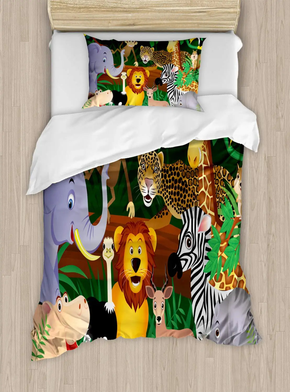 Ensemble de literie Animaux Jungle