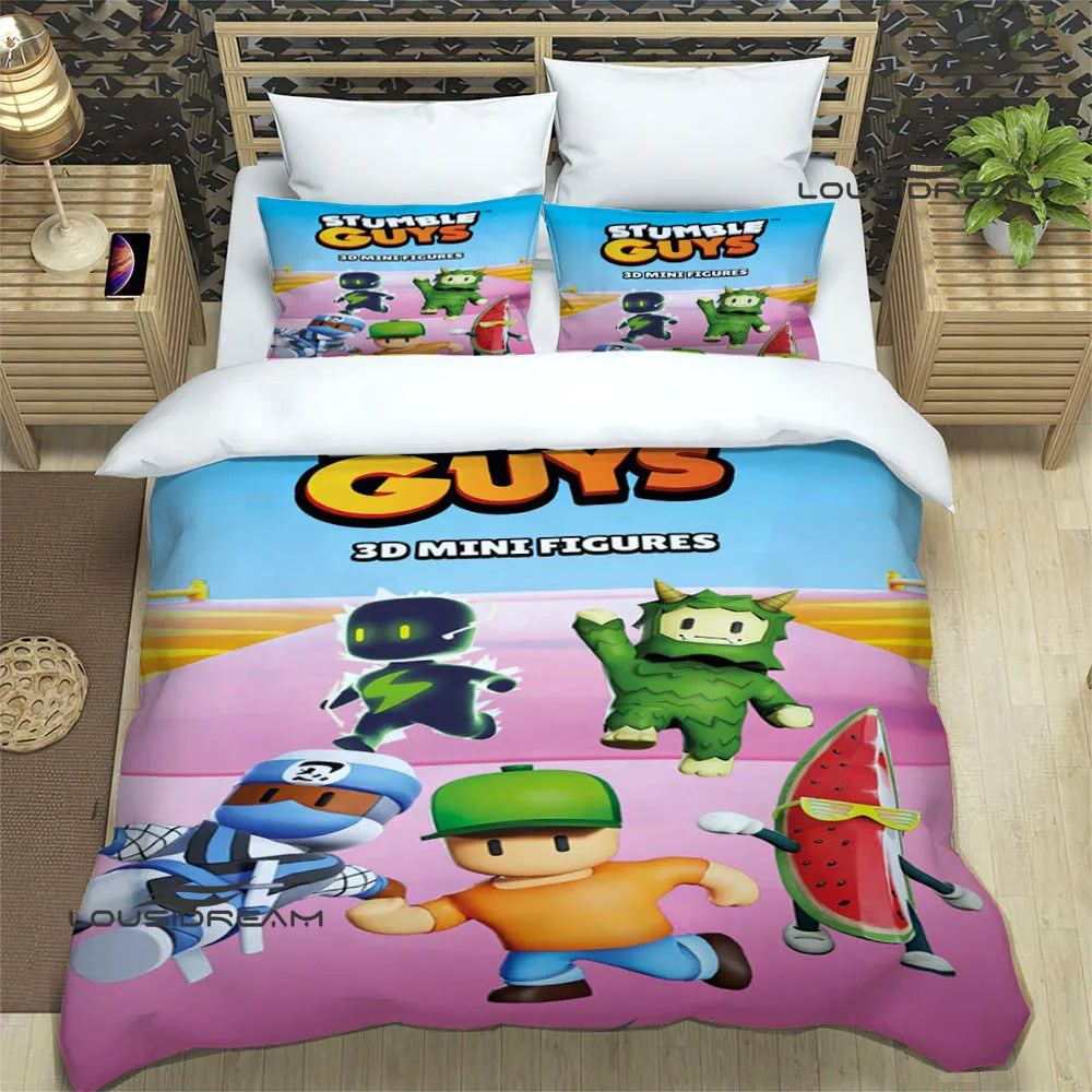 Ensemble de literie 3D Cartoon Stuble-Guys