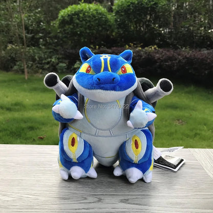 Peluche PKN Fusion Mega Blastoise & Kyogre – Peluche douce de collection 20 cm