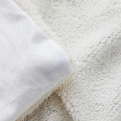 Couverture Flanelle Throw Blanket Sherpas Galloping Horses