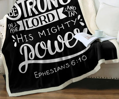 Couverture Polaire Noir et Blanc Sherpa Blanket Black and White