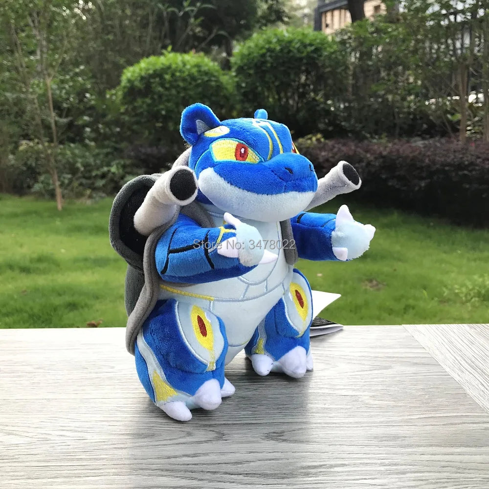 Peluche PKN Fusion Mega Blastoise & Kyogre – Peluche douce de collection 20 cm