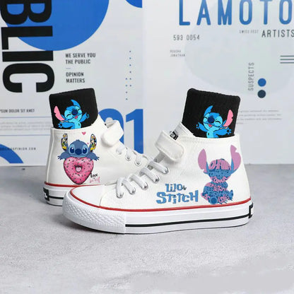 Llo & Stch Kids Canvas Shoes