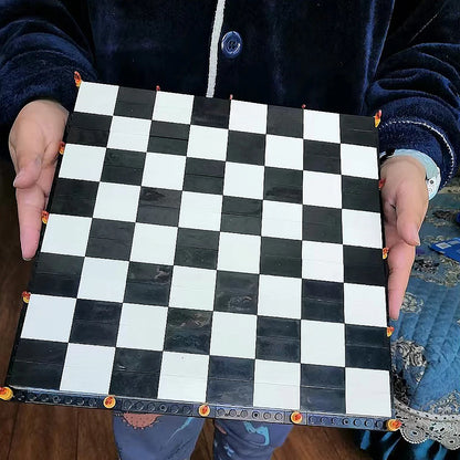 Jeux d'échec magic school chessboard building bricks