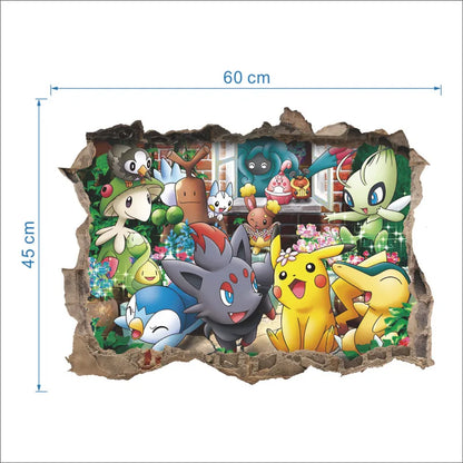 Autocollant mural Pokémon