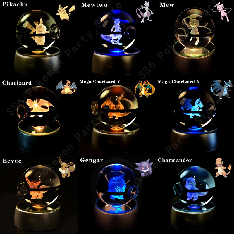 Lampe Cristal 3D PKN avec Éclairage LED