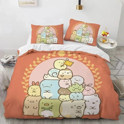 Kawaii Anime Bedding Set S-Sumiko Gurash