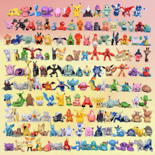 Figurines Pokémon Non répétitive 24-144Pcs