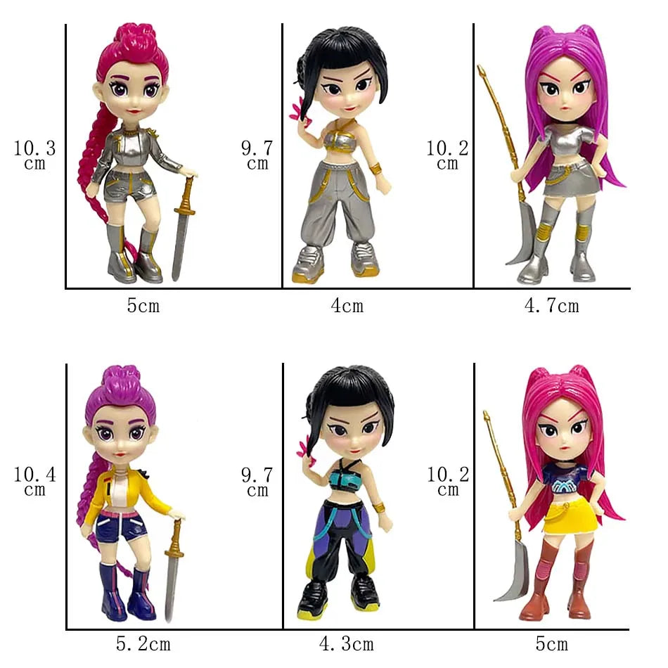 Figurines Pop Hunter Fantasy – Mini Personnages Collection Anime