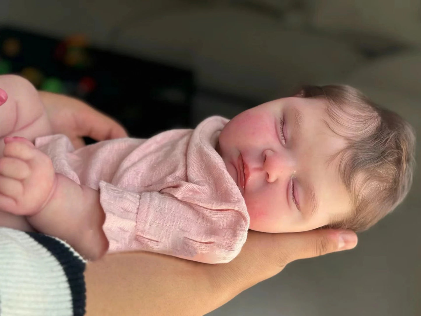 Poupée Soft Body Reborn Sleeping Baby Peach 49cm
