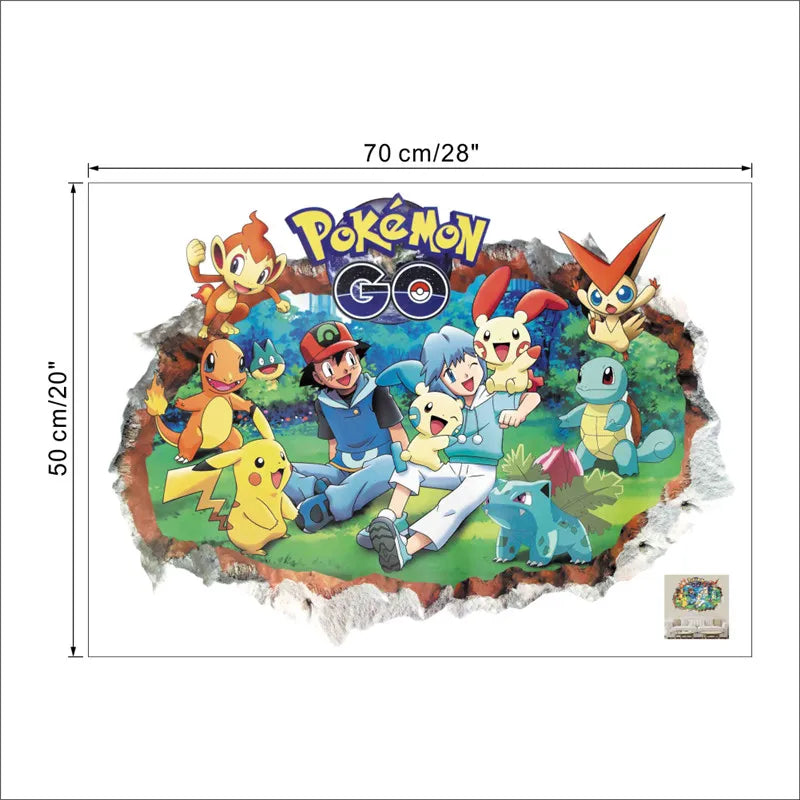 Autocollant mural Pokémon