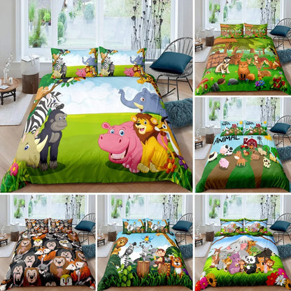 Ensemble de literie Animaux Jungle