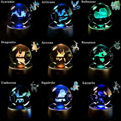 Lampe Cristal 3D PKN avec Éclairage LED