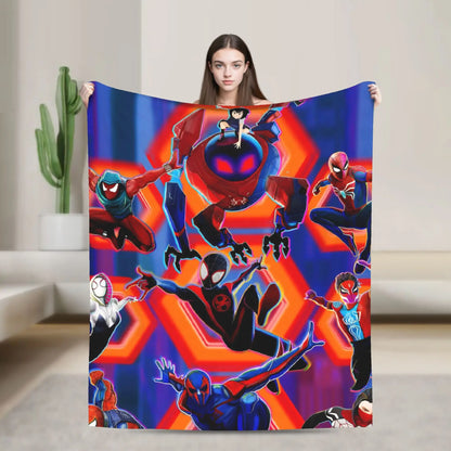 Spidey and Friends Blanket – Soft Children's Throw for Bed and Sofa