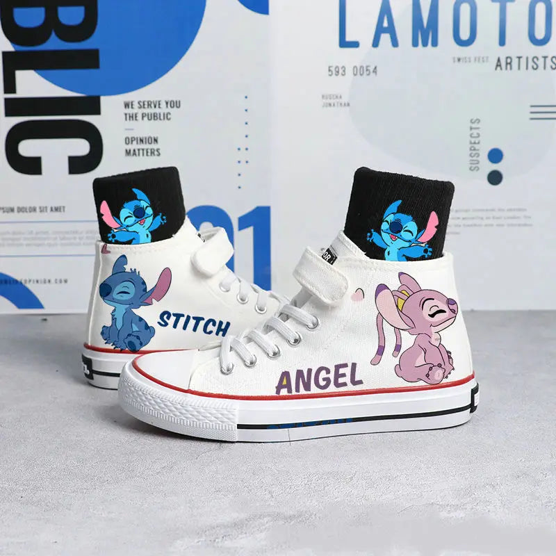 Llo & Stch Kids Canvas Shoes