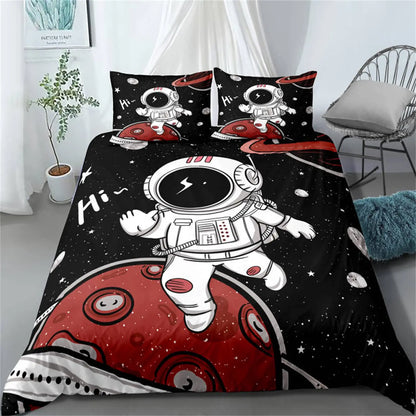 Ensemble de literie 3D Fashion Astronaut