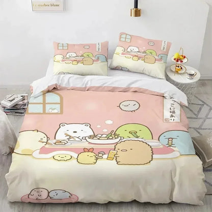 Kawaii Anime Bedding Set S-Sumiko Gurash