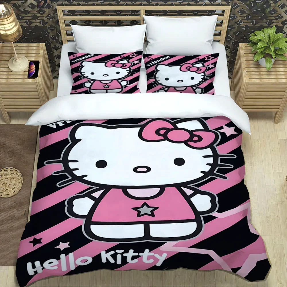 Ensemble de literie Hello Kitt