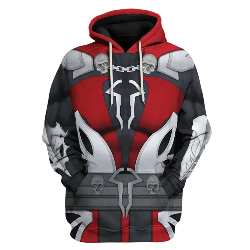 Hoodie M-Mortal Kombat  – Chandail à capuche gaming imprimé 3D unisexe