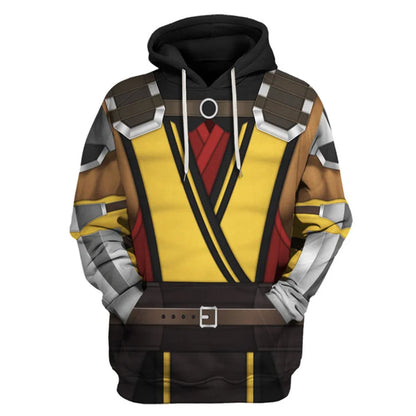 Hoodie M-Mortal Kombat  – Chandail à capuche gaming imprimé 3D unisexe