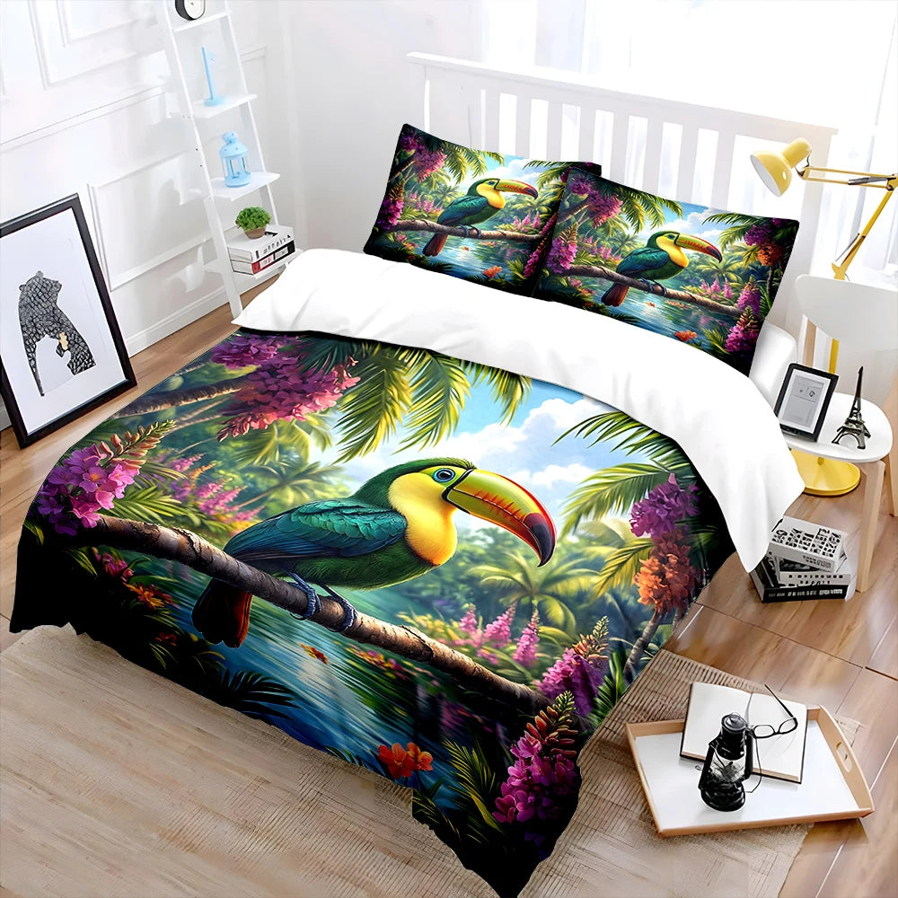 Ensemble de literie tropical