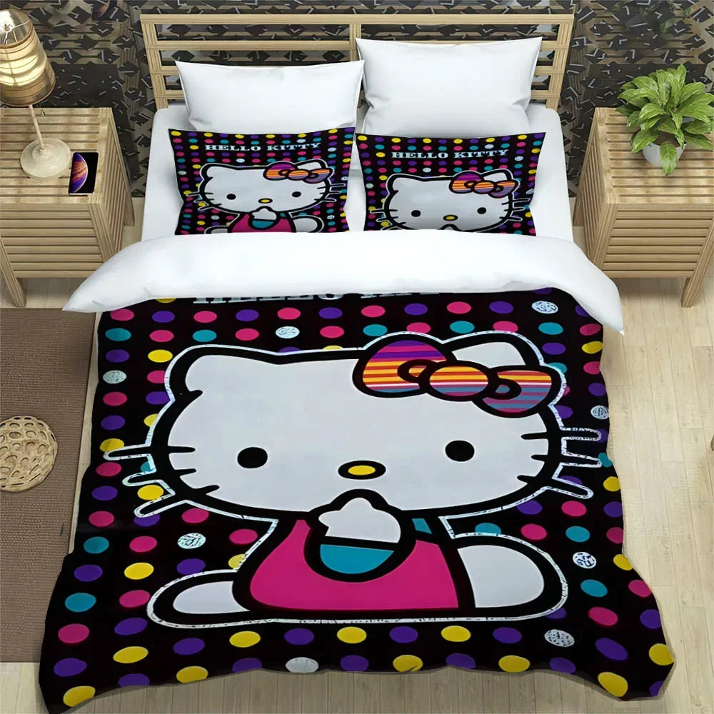 Ensemble de literie Hello Kitt