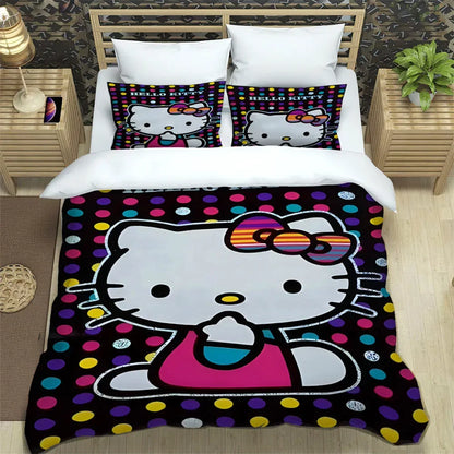 Ensemble de literie Hello Kitt