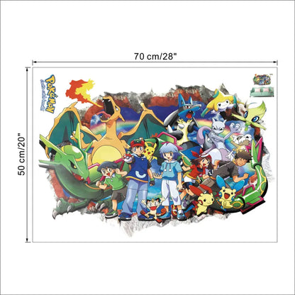 Autocollant mural Pokémon
