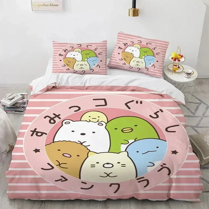 Kawaii Anime Bedding Set S-Sumiko Gurash