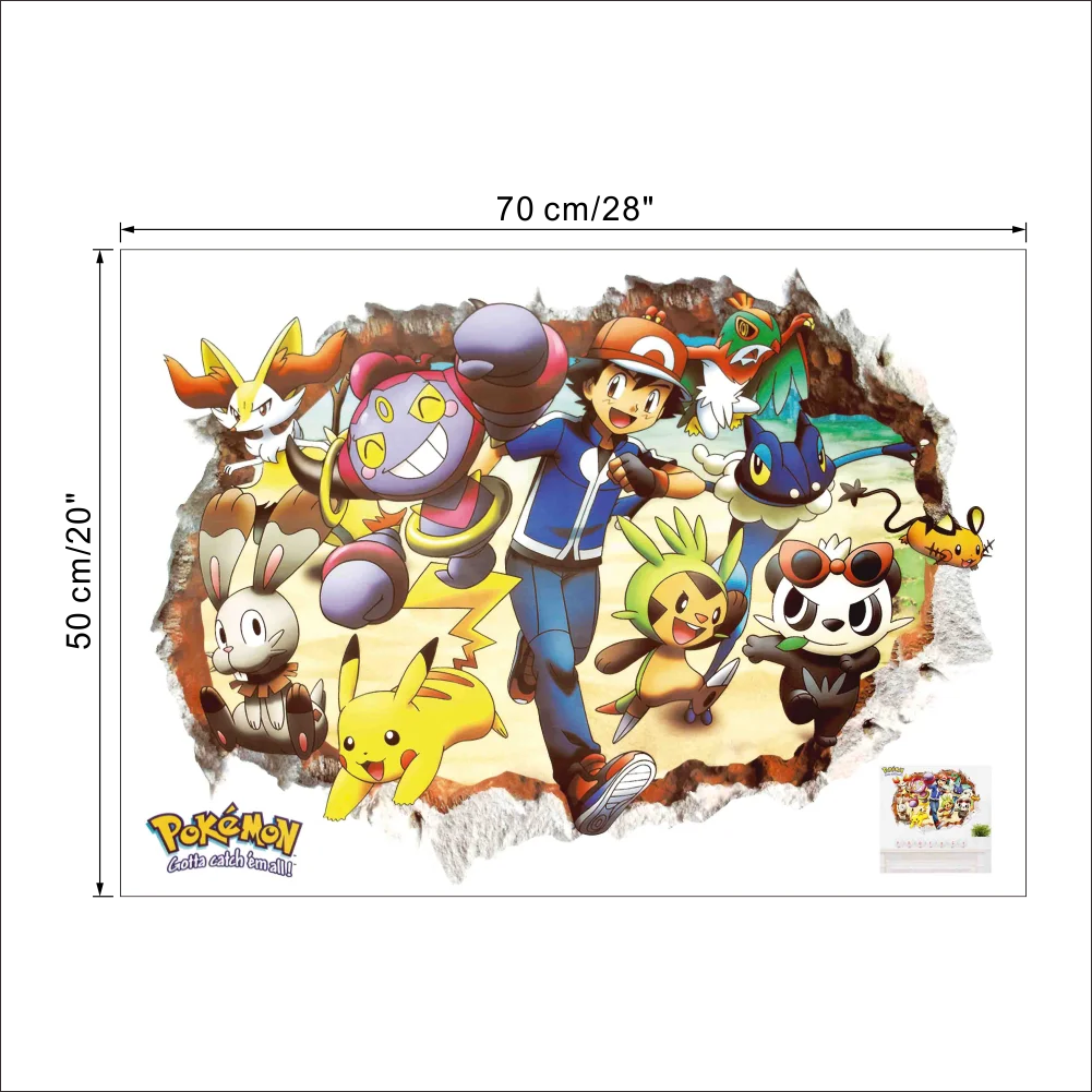 Autocollant mural Pokémon