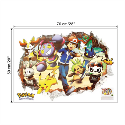 Autocollant mural Pokémon