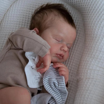 Poupée Reborn Full Body Silicone Doll Boy Mikey 49cm