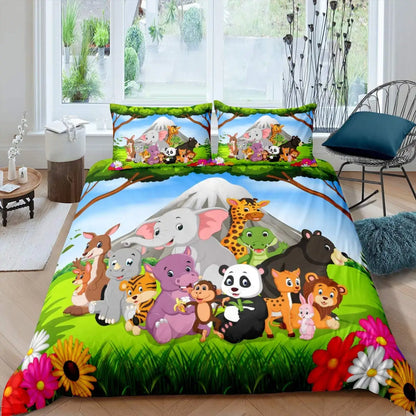Ensemble de literie Animaux Jungle